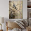 Art asiatique, oiseau Sumi V sur bois-655289471