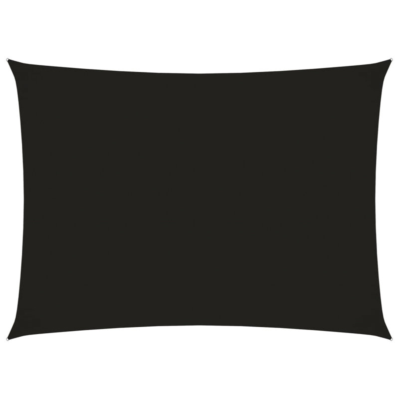 Naplate 4m x 5m Rectangular Shade Sail, 4m x 5m, Black