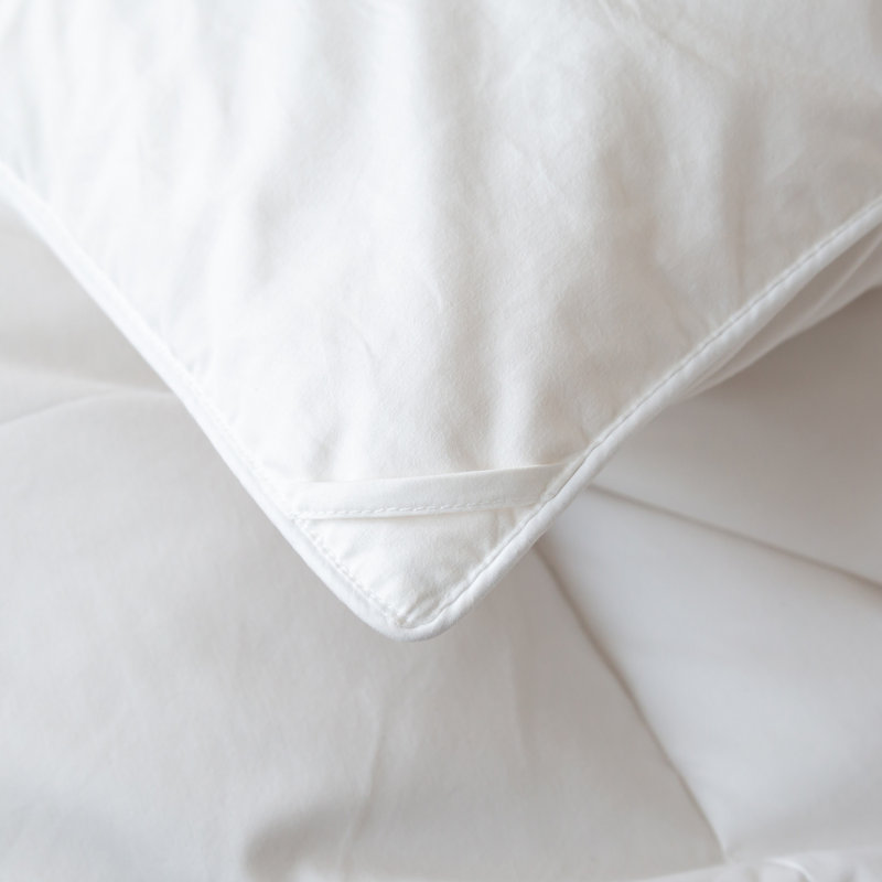  Goose Down Feather Comforter,Luxury Pinch Pleat Duvet Insert 100% Cotton Shell All-Season Breathable&Fluffy Bedding Comforter With 8 Tabs