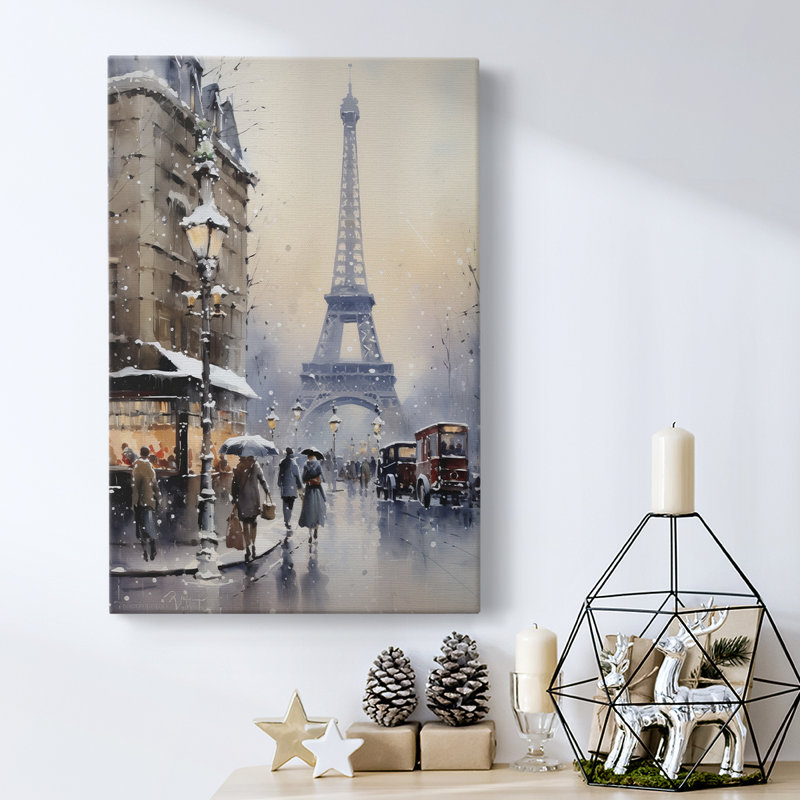 Christmas Holiday Art - Gallery Wrapped Canvas DXLI, 27" H x 18" W