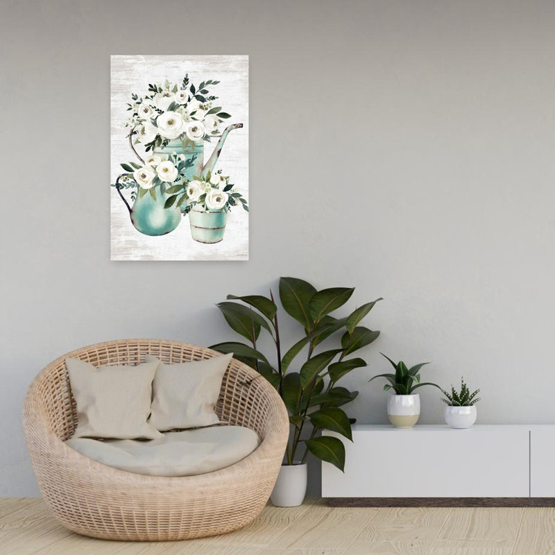 Fleurs rétro, art floral rétro, H 24 po x l 16 po