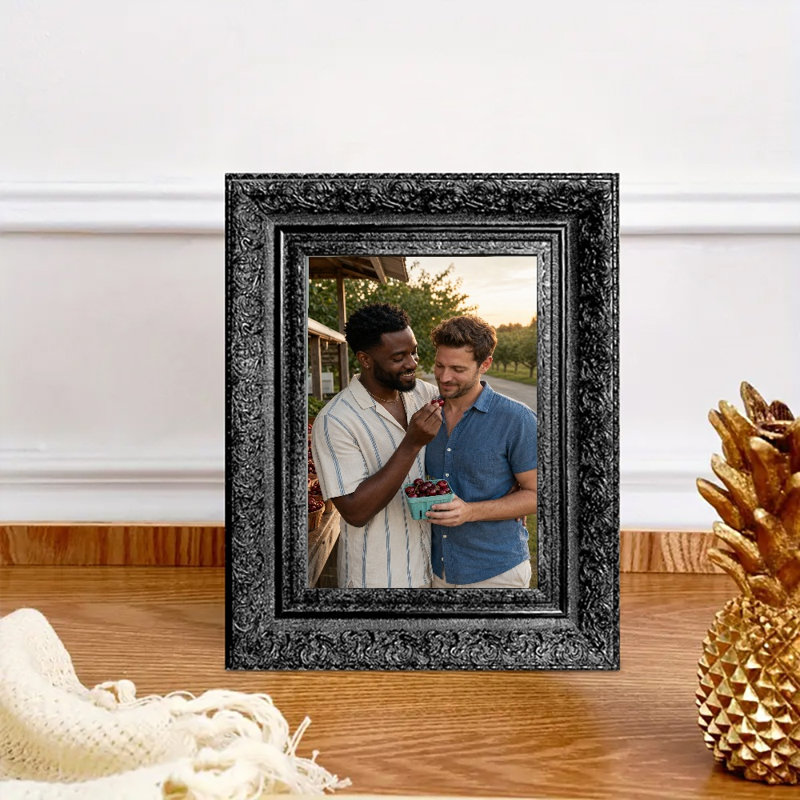 Cadre photo noir 1PC pour photos et cadeaux de 5 po x 7 po