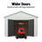 Astoria Wood Storage Shed, 12 ft. W x 20 ft. D, With Floor (Professional Installation)-95451883-113449349-123493438