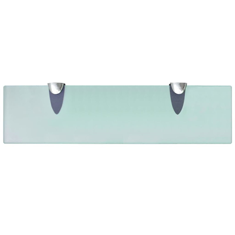 Annalys 2 Piece Floating Shelf, 0.31" H x 15.7" W x 3.9" D, Transparent