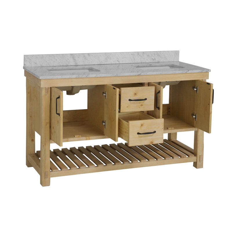Ensemble de meuble-lavabo double 60 po Gola