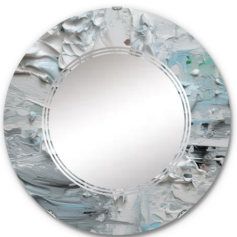 Miroir mural rond Taoualt, 24 po x 24 po