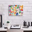 «City Life» par Linda Woods, art mural sur toile-1472898832