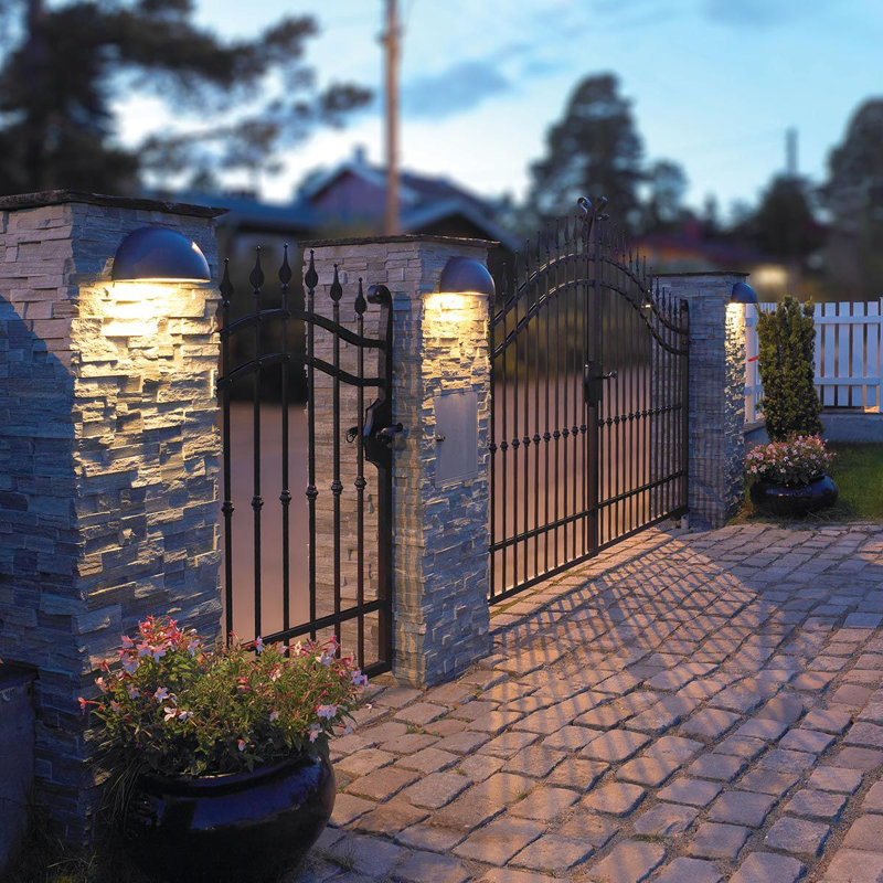 Padley Graphite 15cm H Outdoor Flush Mount