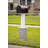 PAK Premium Mailbox Post Pedestal Classic White