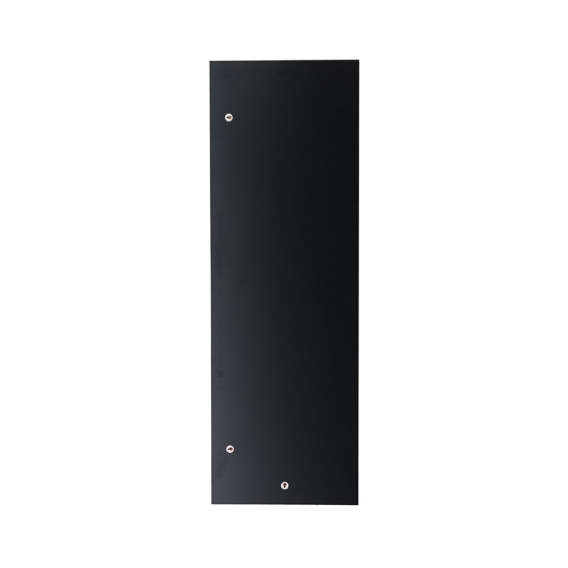 Jaliyah Wood Flat Mirror, Black