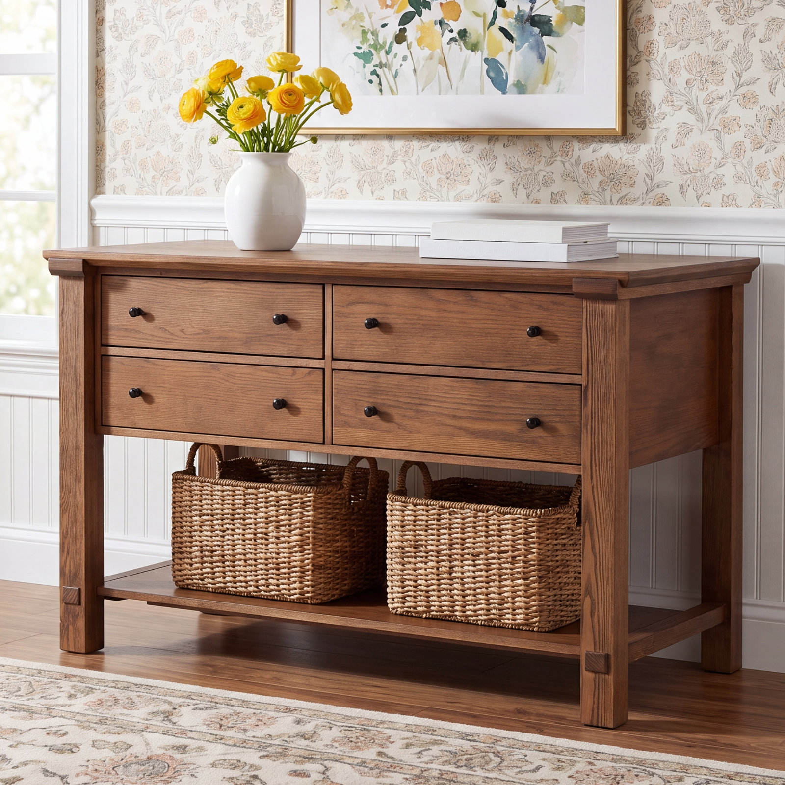 Cascade 60 " W Kitchen Island, Tan