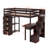 Twin Loft Bed With Drawers,Desk And Stairs-951085506