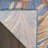Clemencio Blue Rose Modern Rug-2082127954