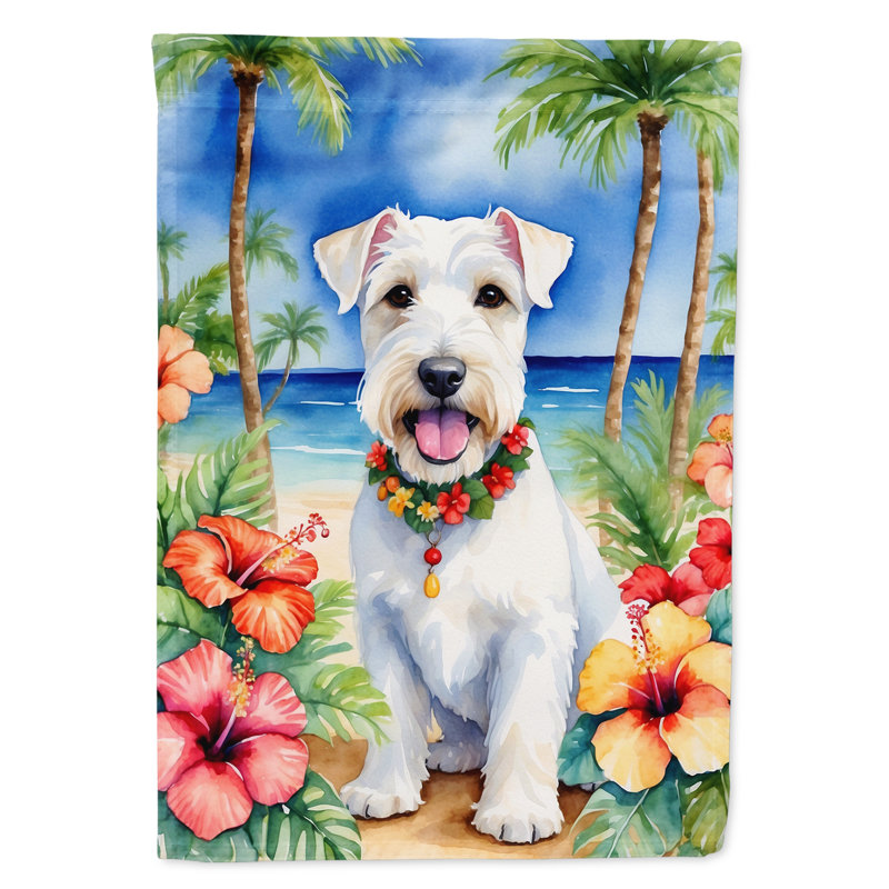 Drapeau de jardin en polyester double face H 15,5 po x l 11,25 po