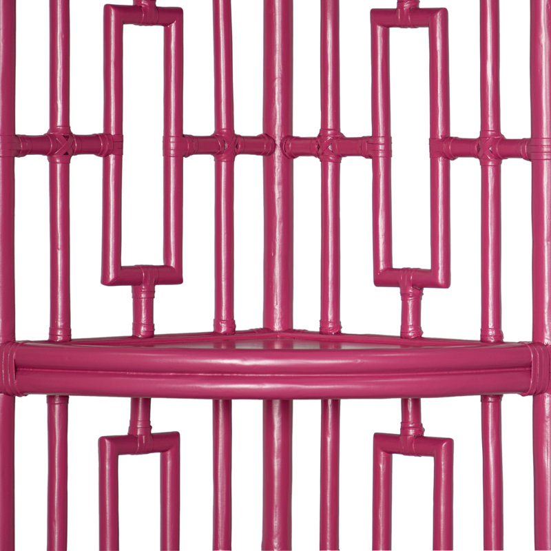 Bibliothèque en coin Manley H 72 "x l 23", Rose