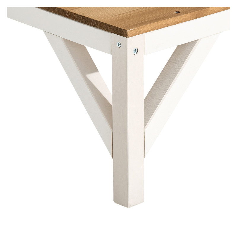 Maison de chat extérieure isolée avec plateforme surélevée - Abri imperméable en bois pour chat pour l'hiver