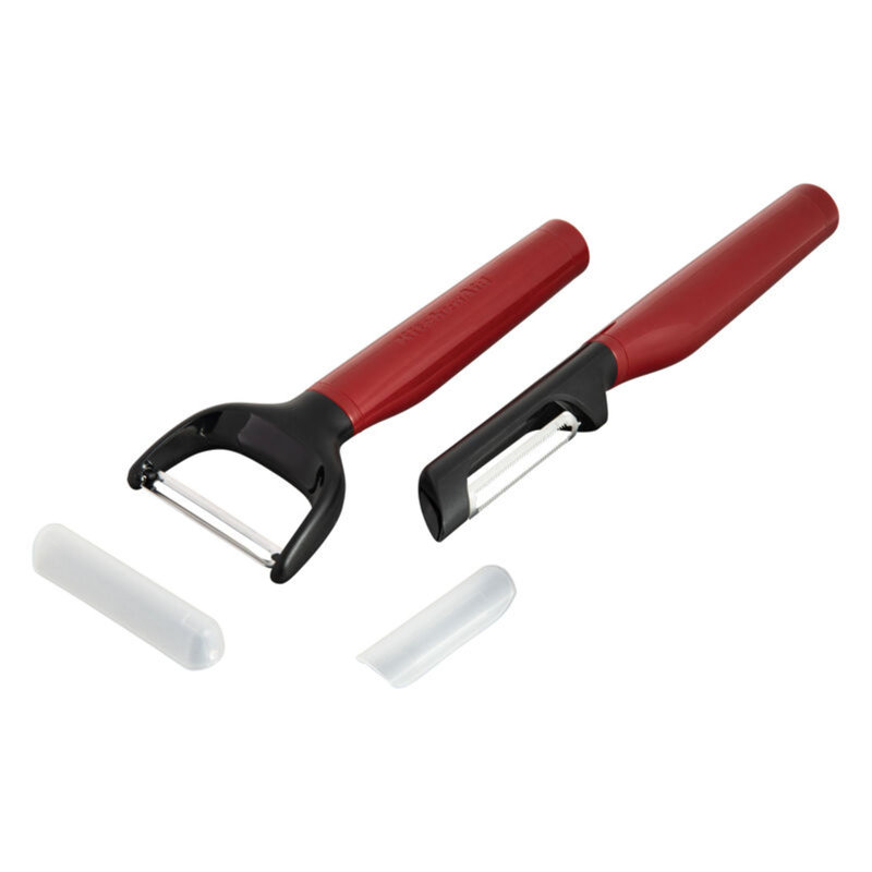  Ensemble éplucheur universel KitchenAid®, Rouge