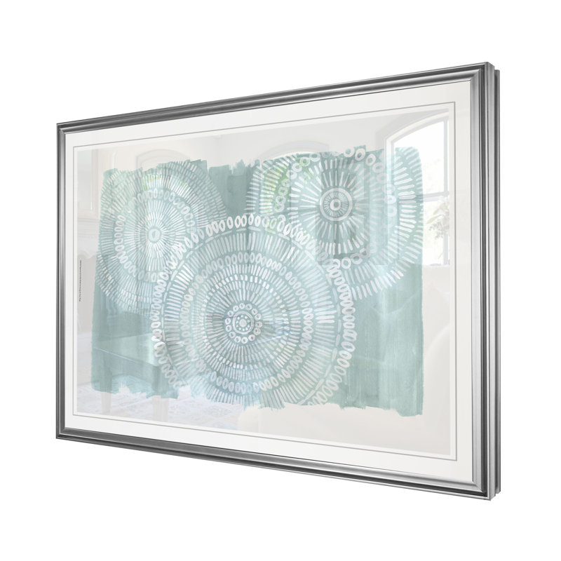 «Papercuts II», reproduction, H 20 po x l 24 po x P 1,5 po, Cadre argenté