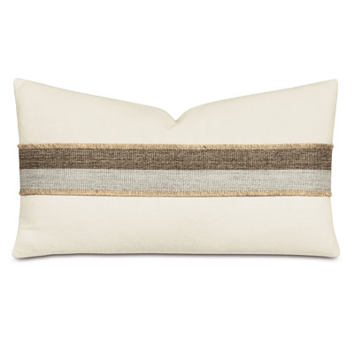 Marin Mini Fringe/Embroidered Pillow Cover & Insert
