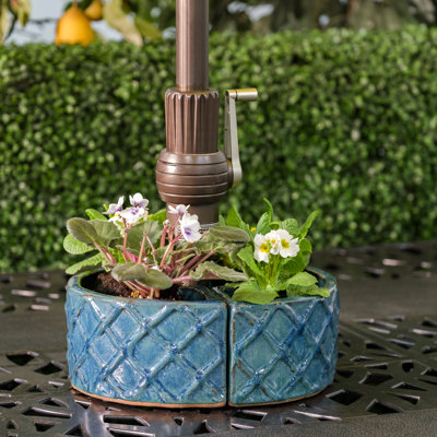 Ensemble de pots à fleurs en céramique 2 pièces