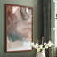 Red Ochre abstrait I, reproduction encadrée - bois massif-125317120-125317123