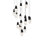 Martini 15 Light Crystal LED Multi-Light Pendant