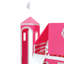 Lit mezzanine simple avec tente et tour rose Slide-1264912420