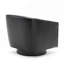 Chaise pivotante noire-1600068747