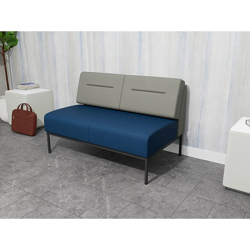 Causeuse Darsey, Gris anthracite, Chambray gris; Patriot Plus Blue Ridge, Sans alimentation