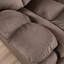 Canapé inclinable manuel en microfibre de 88,19 po de largeur-118698550