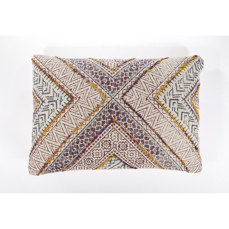 Decorative Cotton Lumbar Pillow