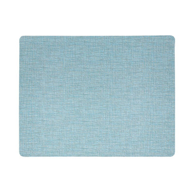 Frieling Novotela Luxe Rectangular Placemat, Light Blue, 16.5" X 12.5", Set Of 6