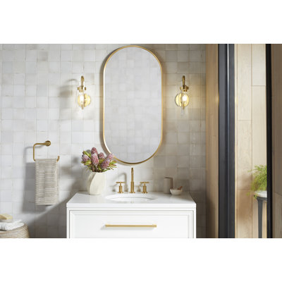 Purist 1 Light Indoor Bathroom Wall Sconce, UL Listed