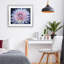 «Dew Kissed Pink Chrysanthemum», reproduction encadrée sous verre, conception de Tabz Jones-639714197-639714193