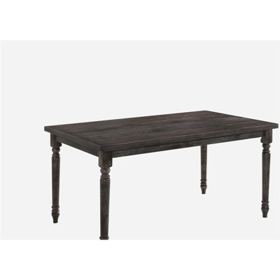 Claudia II Weathered Gray Finish Dining Table