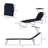 Outsunny Outdoor Lounge Chair, Adjustable Folding Chaise Loungening Chair With Sun Shade For Beach, Camping, Hiking, Backyard-1734273425