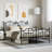 Braidyn Metal Bed Frame with Headboard & Slats, No Mattress, Easy Assembly-476755510-476755507
