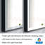 Miroir de salle de bain mural avec cadre DEL-92000432-92000437