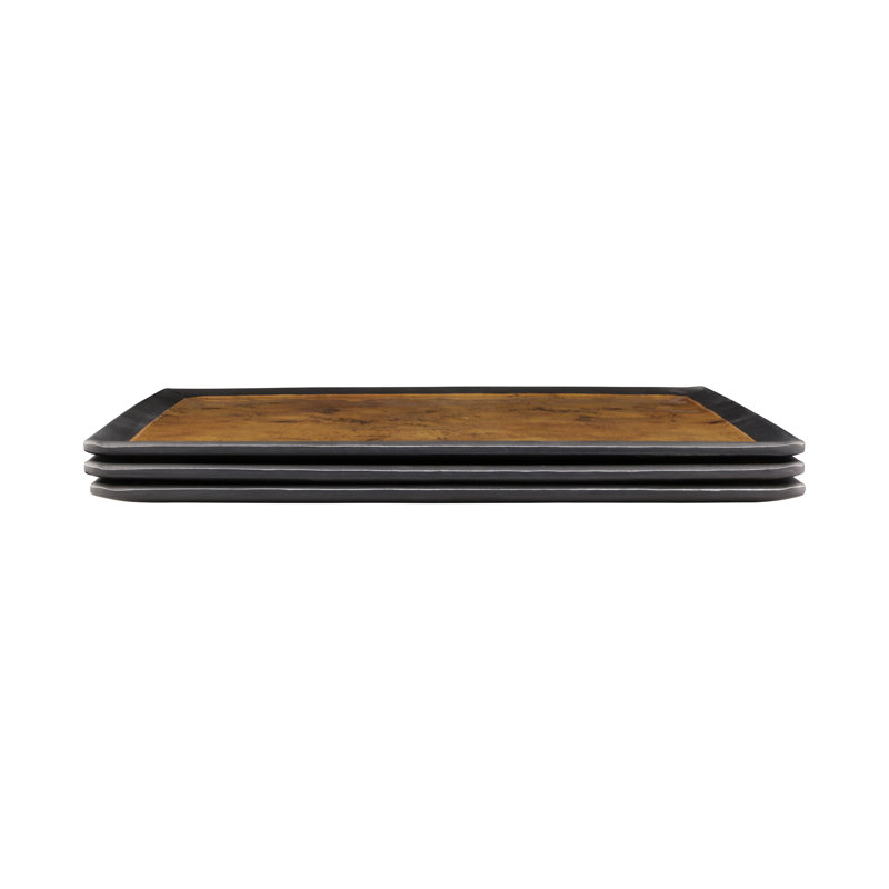 Plateau en mélamine Kobe, Or, H 0,5 po x l 12,63 po x P 10,38 po