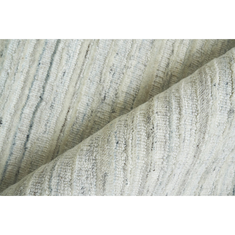 Organica Wool Striped Area Rug, Rectangle 6' x 9'