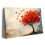 Abstract Heart Graffiti Wall Art – Aesthetic Canvas Painting Featuring Beautiful Preppy Hearts, Romantic Textured Art Prints For Decor-1488016036
