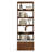 Walnut Modern Solid wood Standard Bookcase-1640747254
