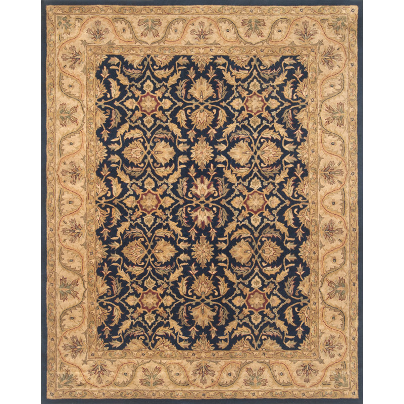 Talmo Performance Hand Tufted Wool Oriental Indoor Rug, Rectangle 2' x 3'