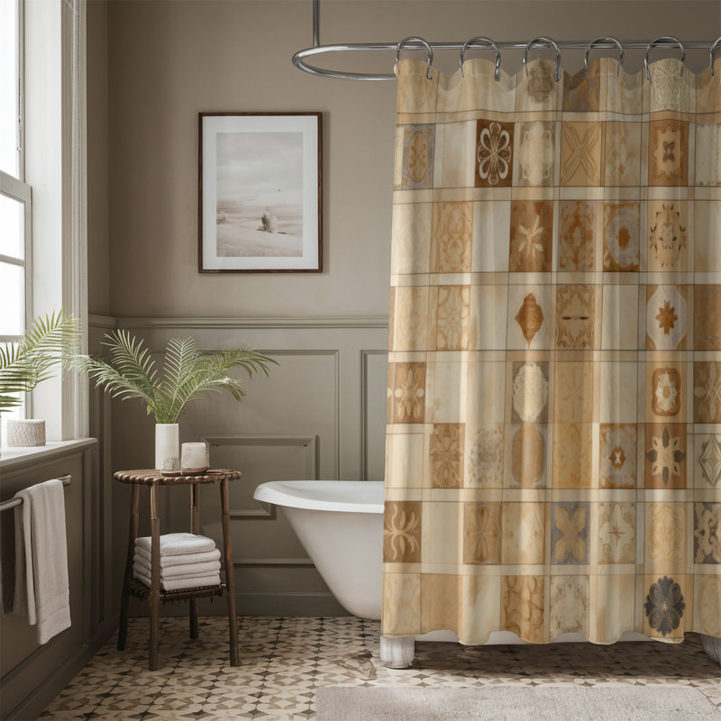 Rideau de douche Carpet Art - Premium, H 74 po x l 71 po