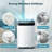 Antarctic Star 45-Pints/Day High Humidity Dehumidifier W/Washable Filter,3 Modes, 24-H Setting,