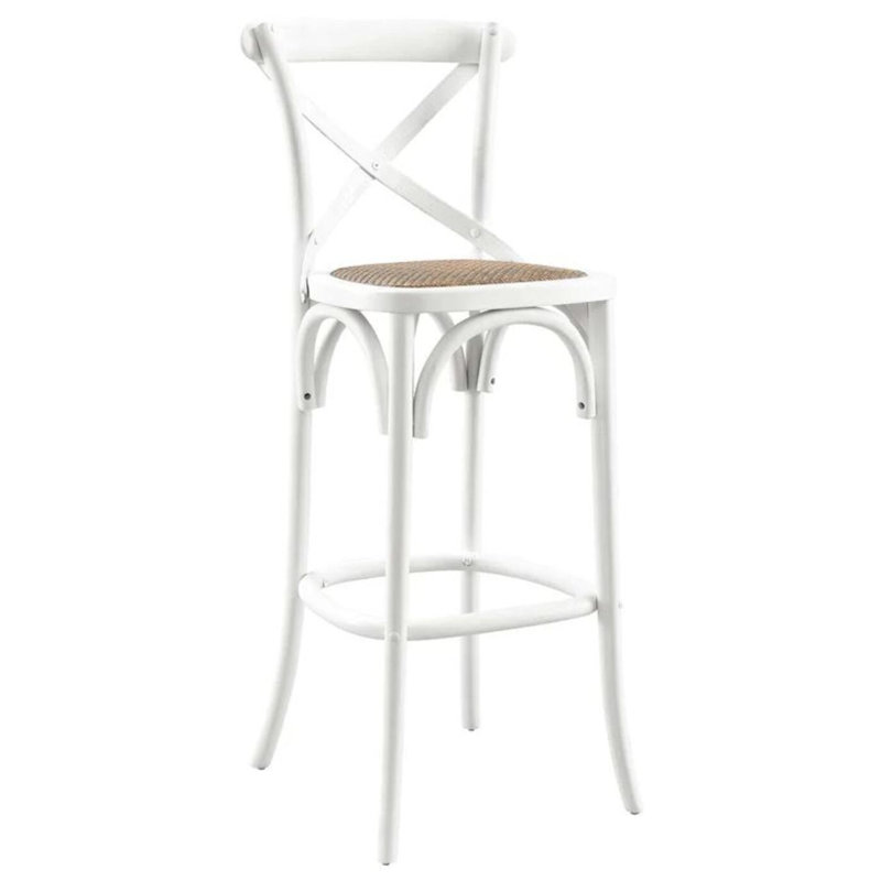 Tabouret de comptoir en bois Jupiter