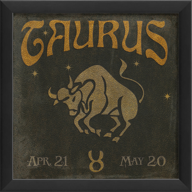 « taurus », impression encadrée Zodiac