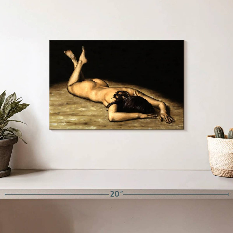 Leisha Dejection, 8" H x 12" W