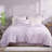 100% Washed Cotton Comforter Set Queen Size – Bright White, Soft & Breathable Bedding Set, 3-Piece Durable Percale Comforter-123119592-133896226