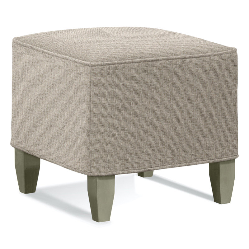 Brooklyn Square Ottoman, Beige Performance Fabric Polypropylene/Olefin, Graystone